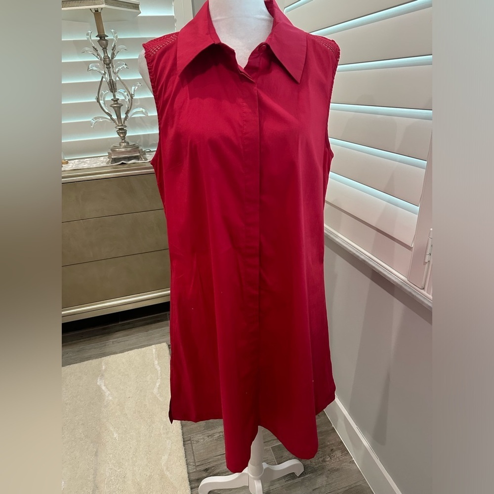 Insight Sleeveless, Button Down Dress, Casual, Size 6